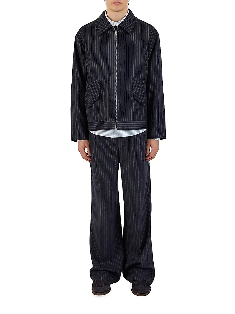 University Pinstripe Jacket