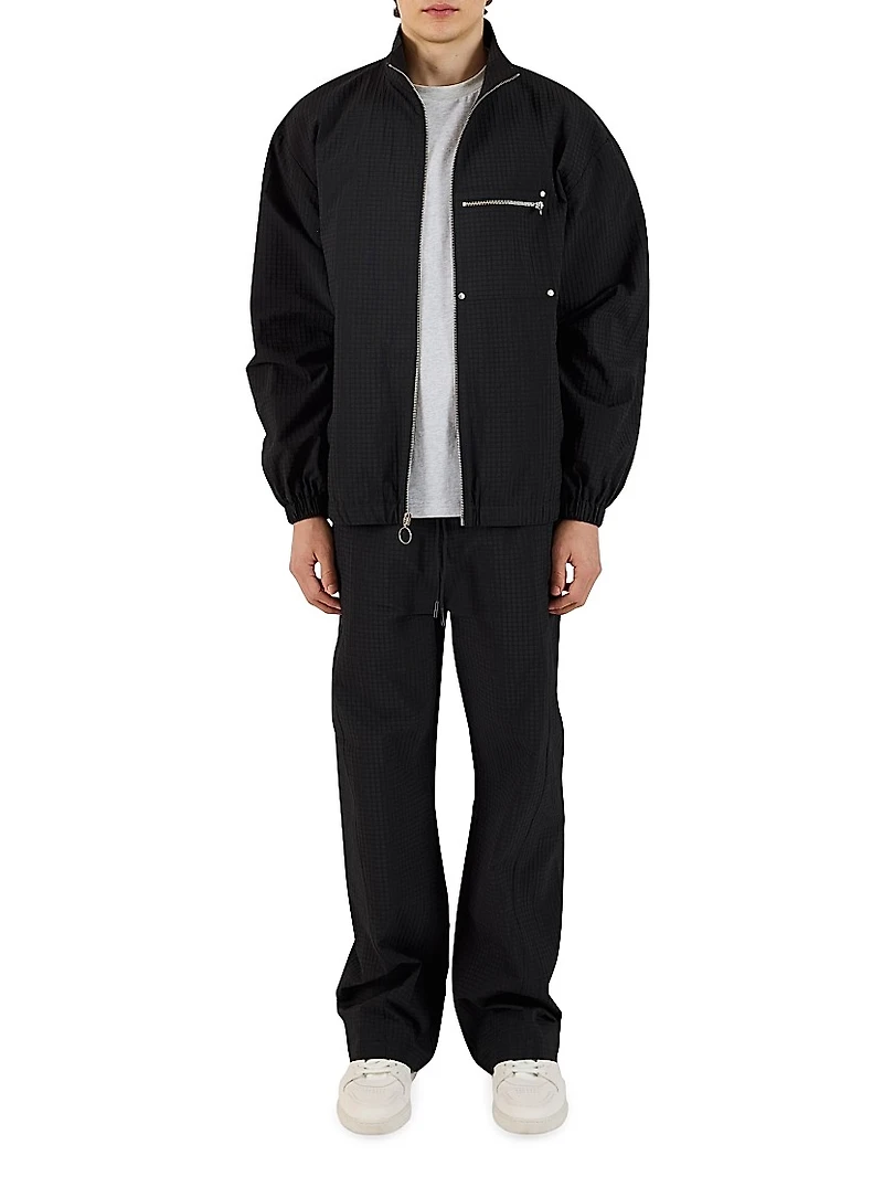 Seamed Nylon Track Pants
