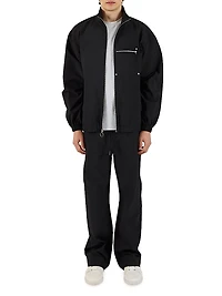 Seamed Nylon Track Pants