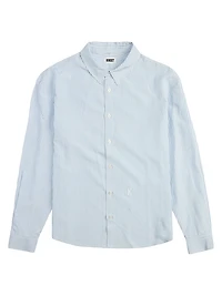 Embroidered Striped Shirt