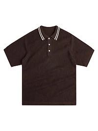 English Rib Short Sleeve Polo Shirt