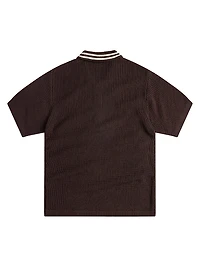 English Rib Short Sleeve Polo Shirt