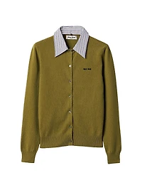 Cashmere Cardigan with Collar