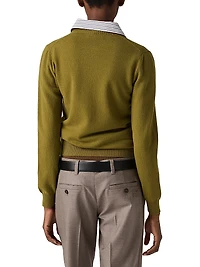 Cashmere Cardigan with Collar