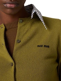 Cashmere Cardigan with Collar