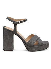 Dayna 90MM Block Heel Platform Sandals