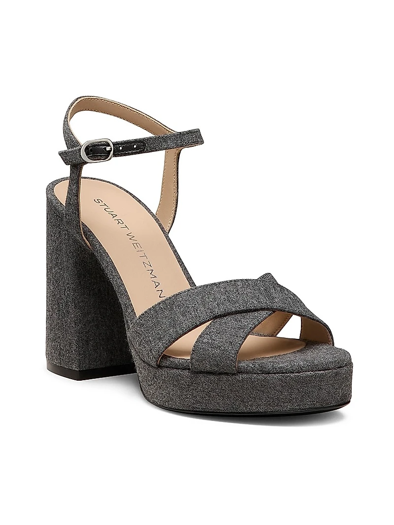 Dayna 90MM Block Heel Platform Sandals