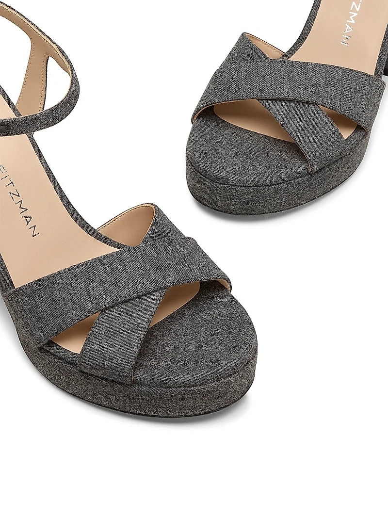 Dayna 90MM Block Heel Platform Sandals