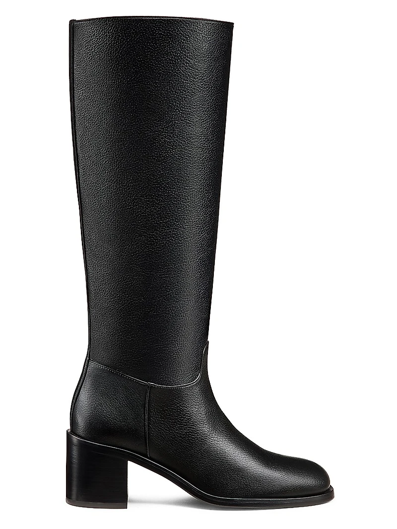Finn 55MM Leather Knee-High Boots