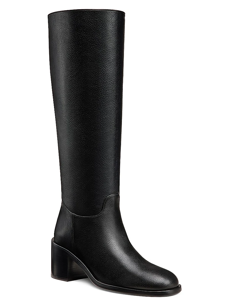 Finn 55MM Leather Knee-High Boots