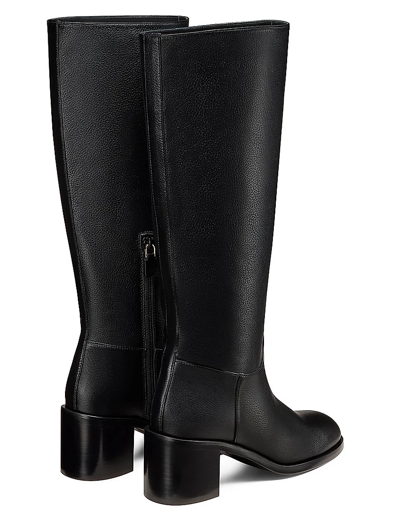 Finn 55MM Leather Knee-High Boots