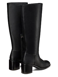 Finn 55MM Leather Knee-High Boots