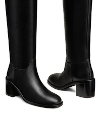Finn 55MM Leather Knee-High Boots