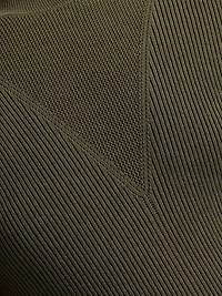 Teresa Rib-Knit Cotton-Blend Midi-Dress