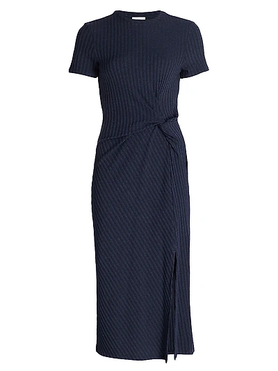 Flint Ribbed Midi-Dress