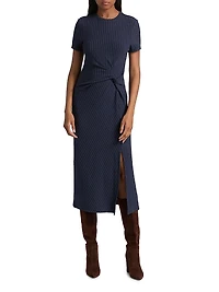 Flint Ribbed Midi-Dress