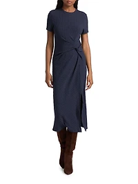 Flint Ribbed Midi-Dress