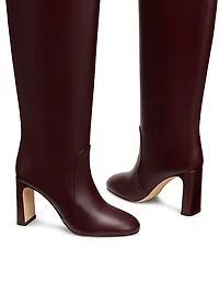 Babette 85MM Leather Over-The-Knee Boots