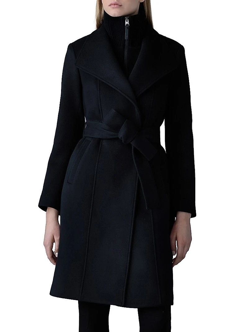 Norita Belted Wool Coat
