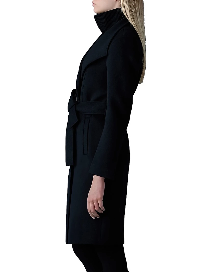 Norita Belted Wool Coat