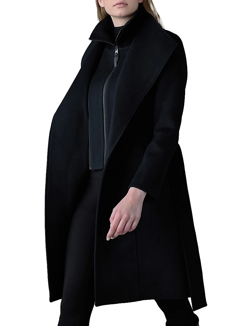 Norita Belted Wool Coat