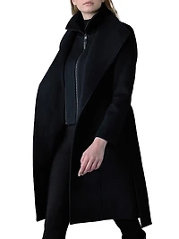 Norita Belted Wool Coat