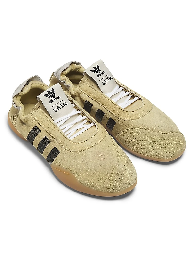 adidas x SFTM Taekwondo Mei Suede Low-Top Sneakers