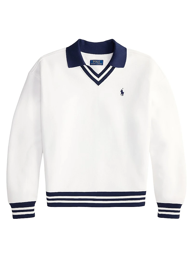 US Open Fleece Tipped Polo