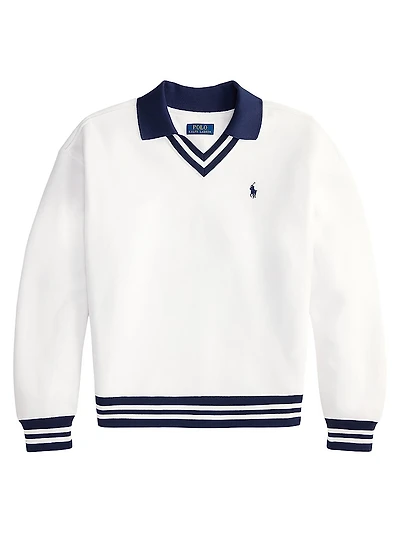 US Open Fleece Tipped Polo