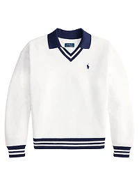 US Open Fleece Tipped Polo