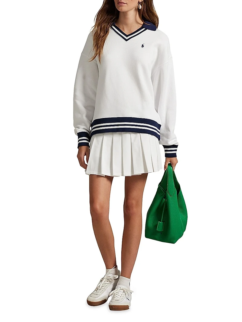 US Open Fleece Tipped Polo