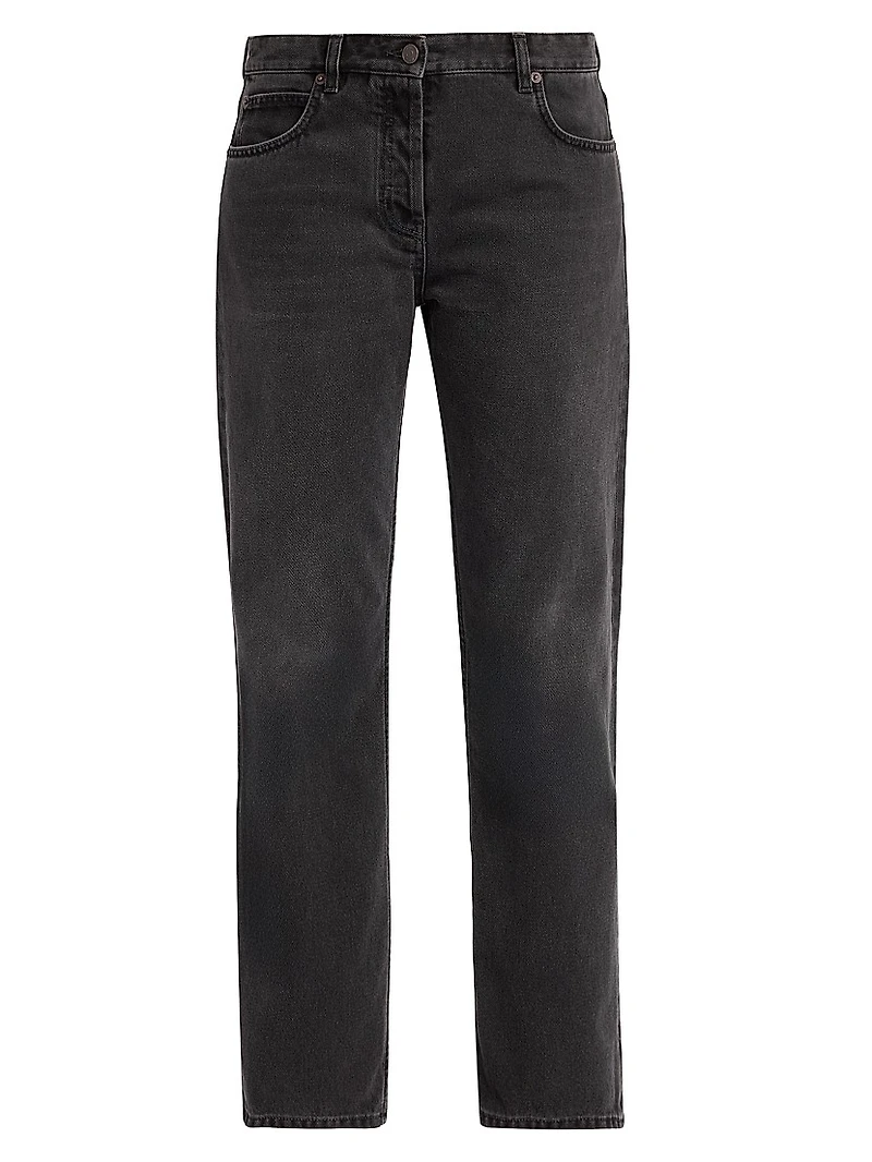 Riaco Straight-Leg Ankle Jeans