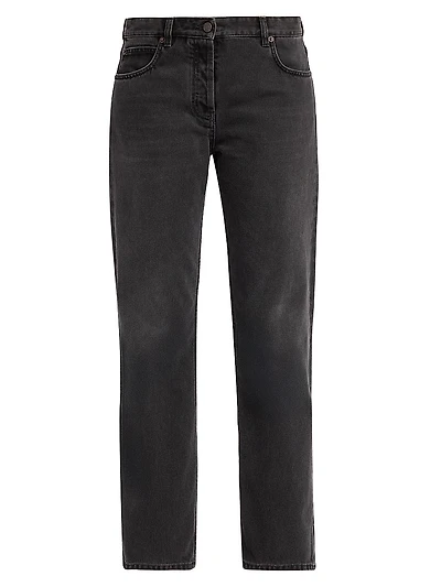 Riaco Straight-Leg Ankle Jeans