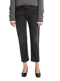 Riaco Straight-Leg Ankle Jeans