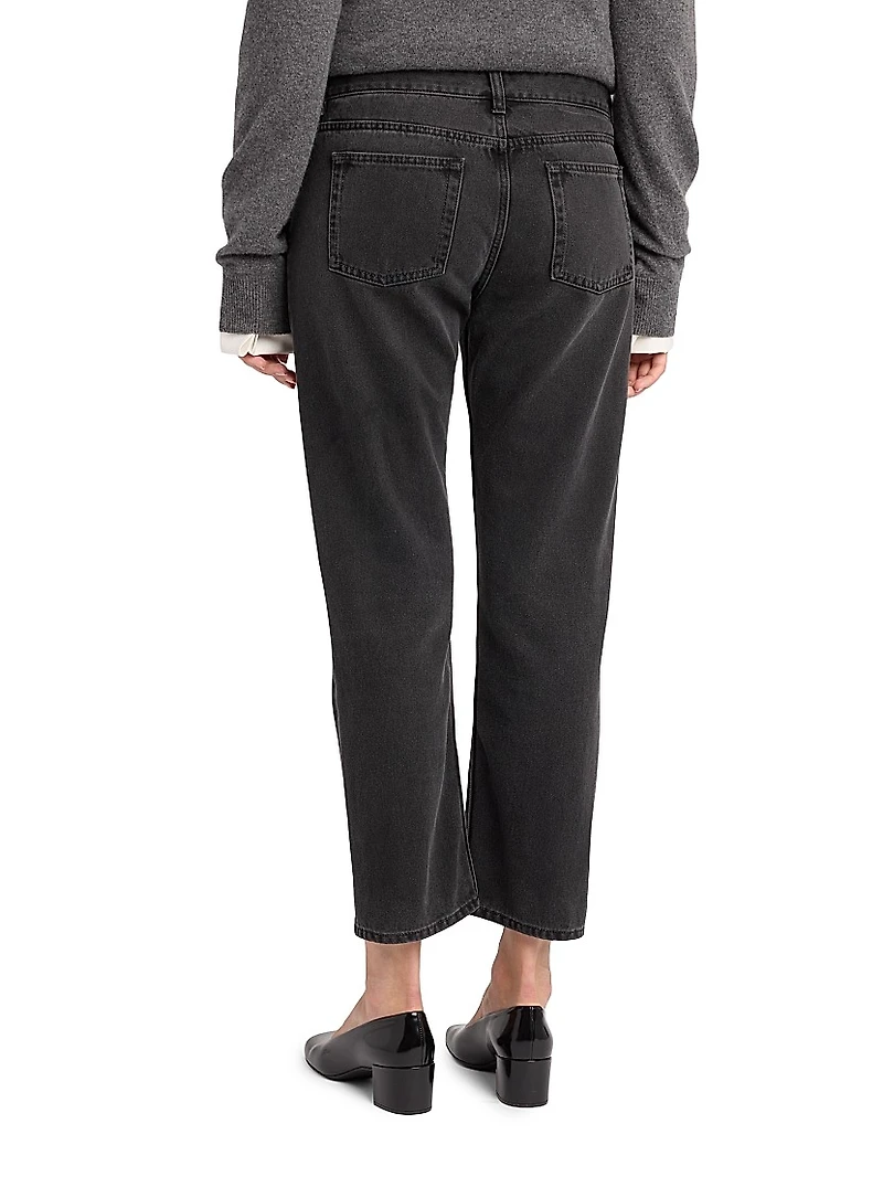 Riaco Straight-Leg Ankle Jeans