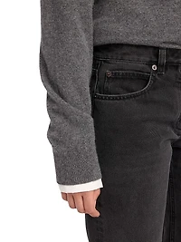 Riaco Straight-Leg Ankle Jeans