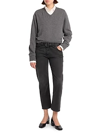 Riaco Straight-Leg Ankle Jeans