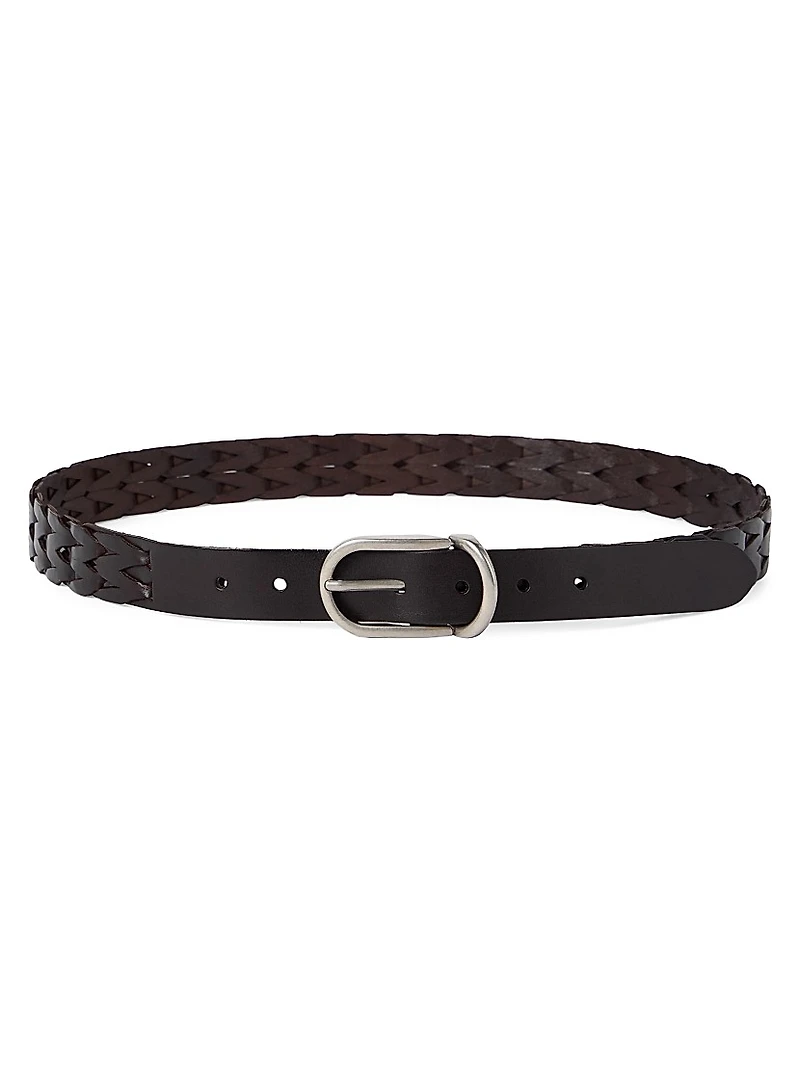 Braided Leather Belt