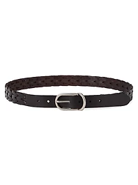 Braided Leather Belt