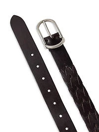 Braided Leather Belt