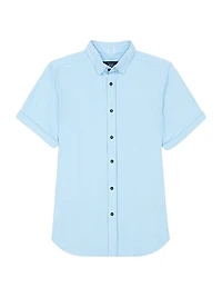 Hammond Cotton-Blend Knit Shirt