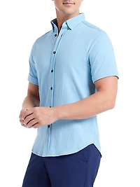 Hammond Cotton-Blend Knit Shirt
