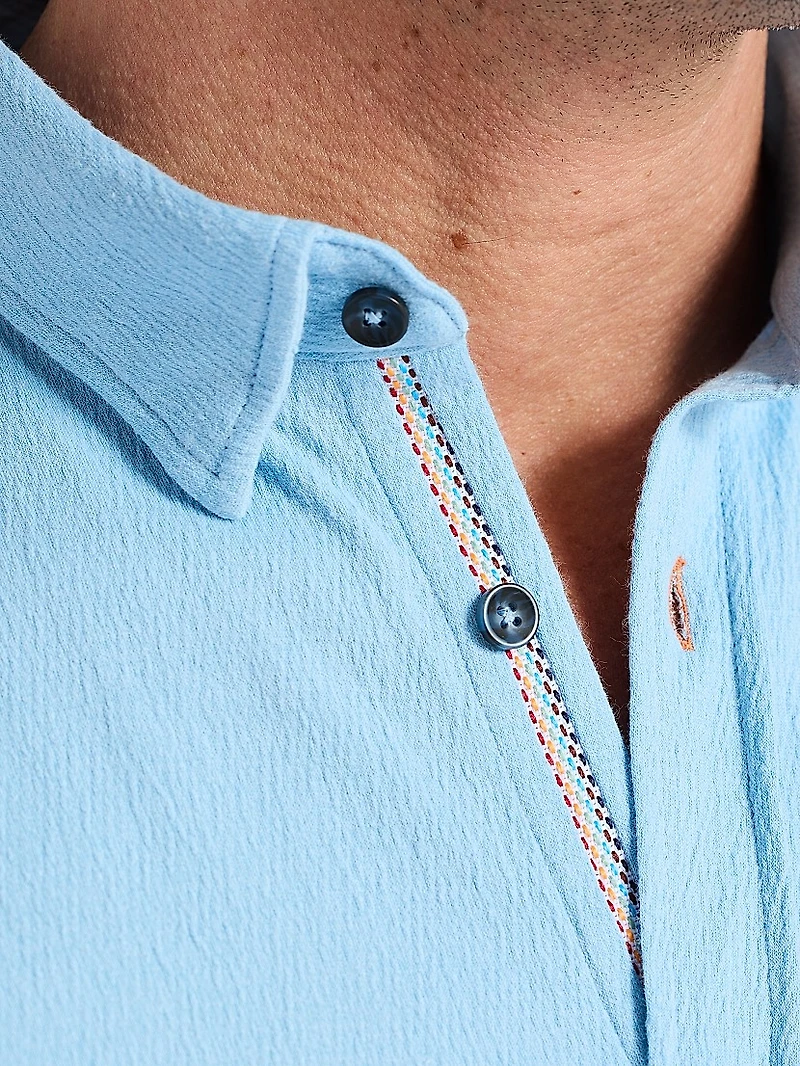 Hammond Cotton-Blend Knit Shirt