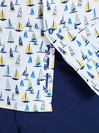 Trans Pacific Graphic Knit Shirt