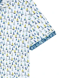 Trans Pacific Graphic Knit Shirt
