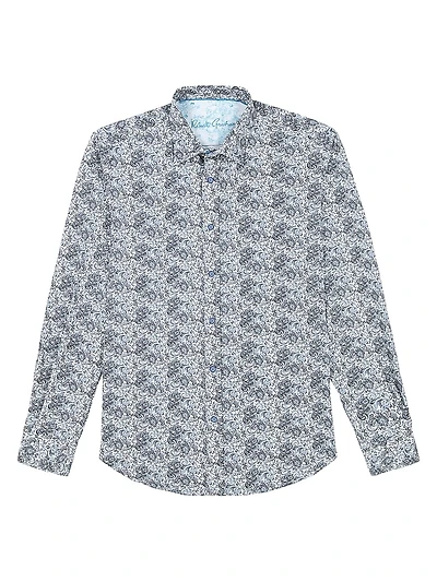 Fitzgerald Paisley Stretch-Cotton Shirt