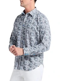 Fitzgerald Paisley Stretch-Cotton Shirt
