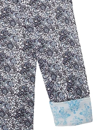 Fitzgerald Paisley Stretch-Cotton Shirt