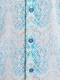 Fuerteventura Abstract Stretch-Cotton Shirt