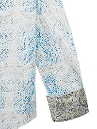 Fuerteventura Abstract Stretch-Cotton Shirt